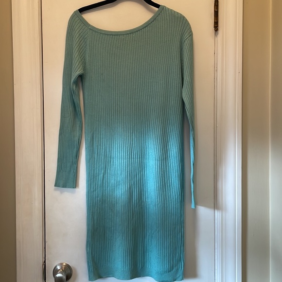 Fashion Nova Mint Knit Dress Medium - Picture 8 of 8